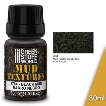 Strukturpaste „BLACK MUD“ – Schwarzer Schlamm
